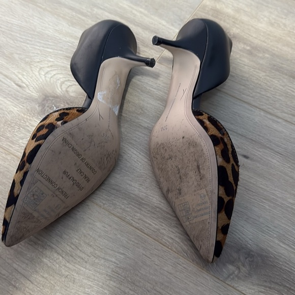 French Connection Leopard Print Kitten Heels - Picture 7 of 7